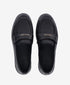 Greyder Women's Leather Moccasin Shoes In Black