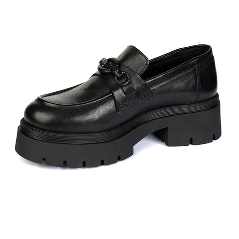 Greyder Leather High Heel Shoes