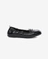 Greyder Women's Ballerina Style Leather Moccasin Shoes In Black