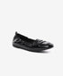 Greyder Women's Ballerina Style Leather Moccasin Shoes In Black