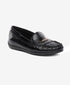 Greyder Women's Traditional Moccasin shoes in Black
