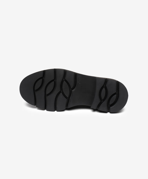 Greyder Women's Modern Moccasin Shoes in Black