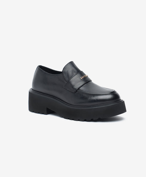 Greyder Women's Classic Moccasin Shoes in Black