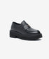 Greyder Women's Classic Moccasin Shoes in Black