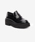 Greyder Women's Classic Moccasin Shoes in Black