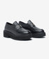 Greyder Women's Classic Moccasin Shoes in Black