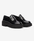 Greyder Women's Classic Moccasin Shoes in Black