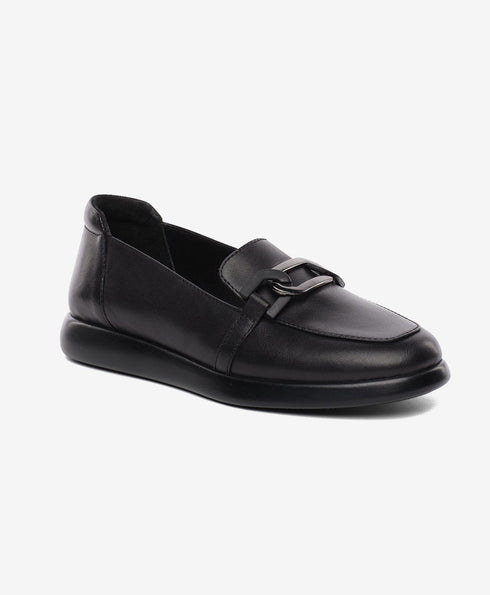 Greyder Women's Formal Mocassin in Black