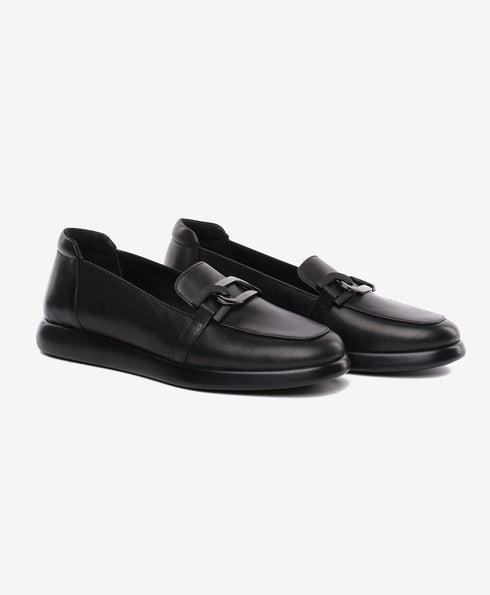 Greyder Women's Formal Mocassin in Black