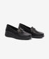 Greyder Women's Traditional High Heel Moccasin shoes in Black