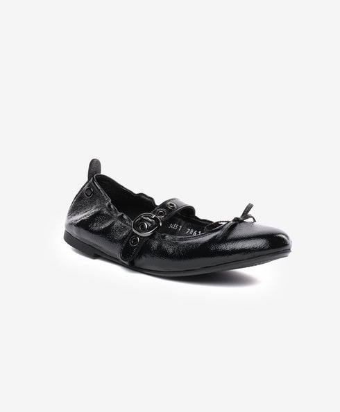 Greyder Women's Ballet Style Moccasin Shoes in Black
