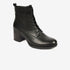 Greyder Women's High Heel Laced Boots in Black