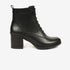 Greyder Women's High Heel Laced Boots in Black