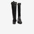 Greyder Women's Knee High Leather Boots With Strap