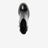 Greyder Women's Genuine Leather Lock Strap Boots in Black