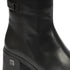 Greyder Women's Genuine Leather Lock Strap Boots in Black