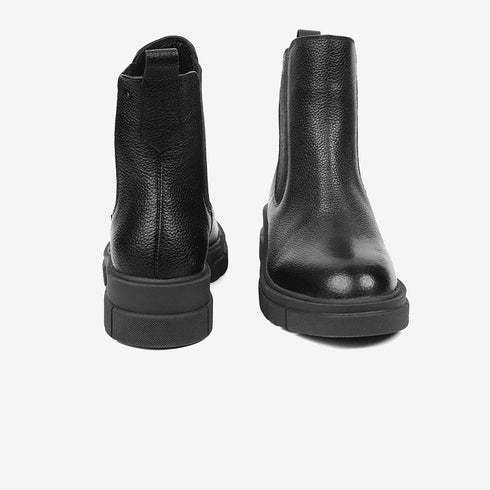 Greyder Women's Comfort leather High Boots In Black