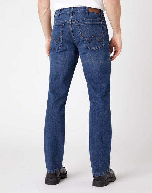 Straight Fit Jeans In Dark Stone