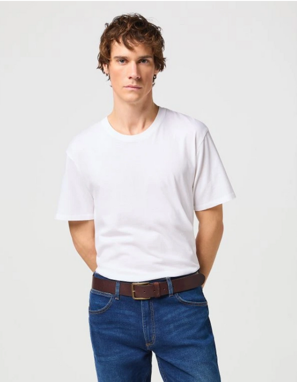 Wrangler Men's Structured Belt In Brown