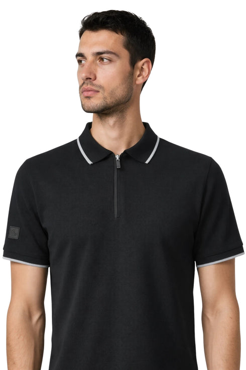 ARMA T-SHIRT ZIP POLO SS MEN