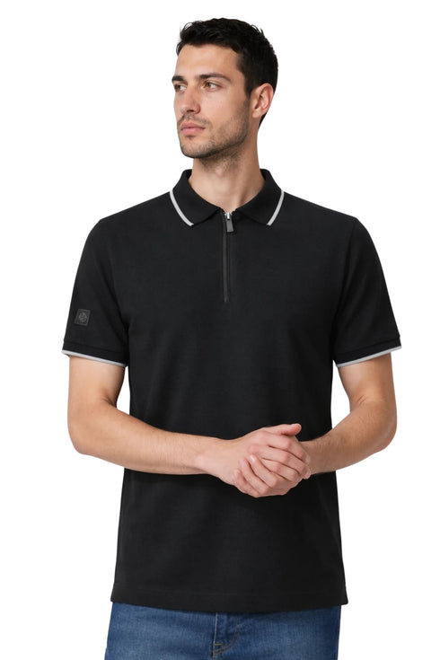 ARMA T-SHIRT ZIP POLO SS MEN