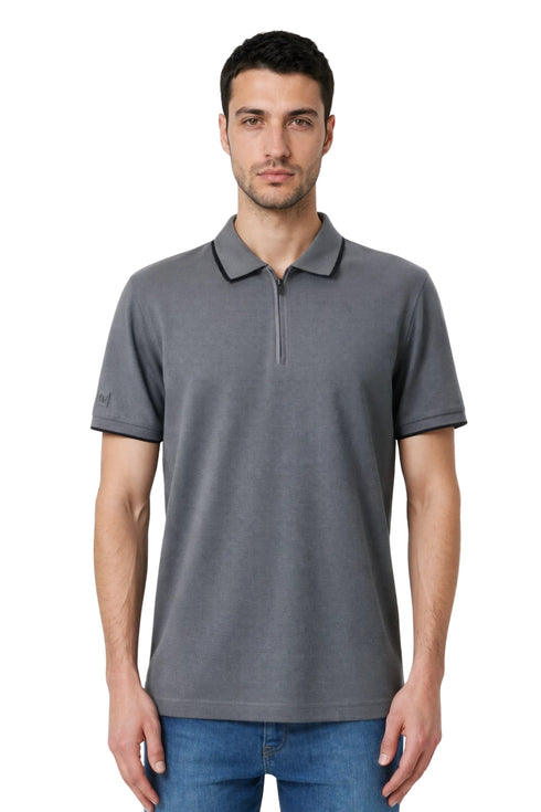ARMA T-SHIRT ZIP POLO SS MEN