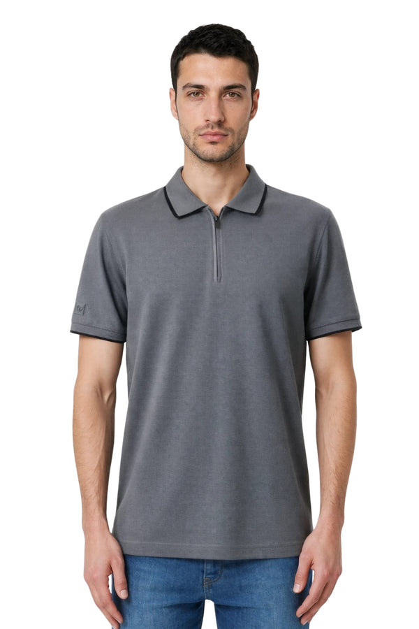 ARMA T-SHIRT ZIP POLO SS MEN