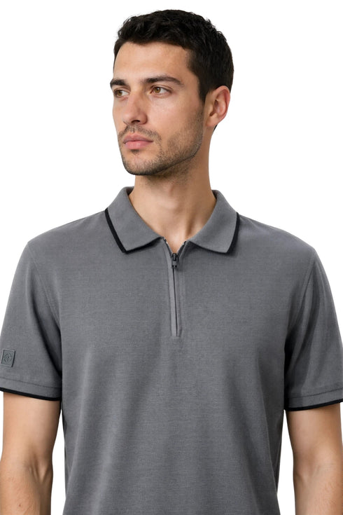 ARMA T-SHIRT ZIP POLO SS MEN