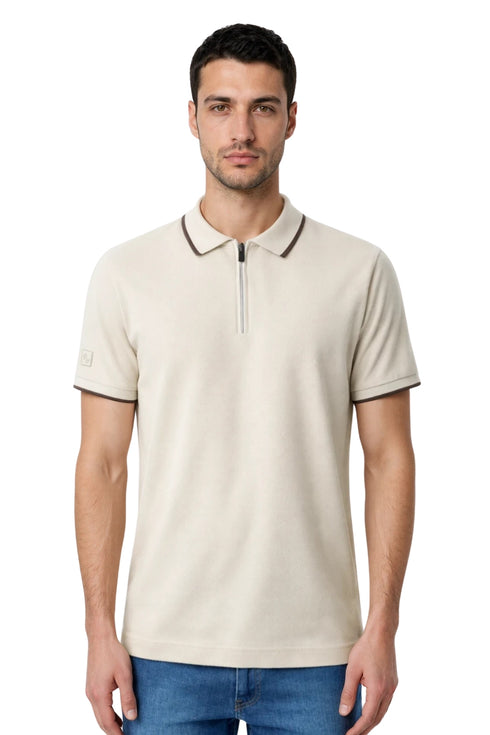 ARMA T-SHIRT ZIP POLO SS MEN