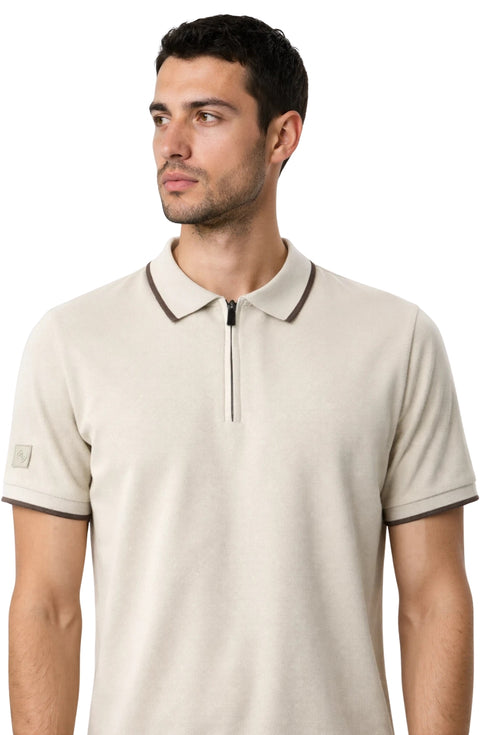ARMA T-SHIRT ZIP POLO SS MEN