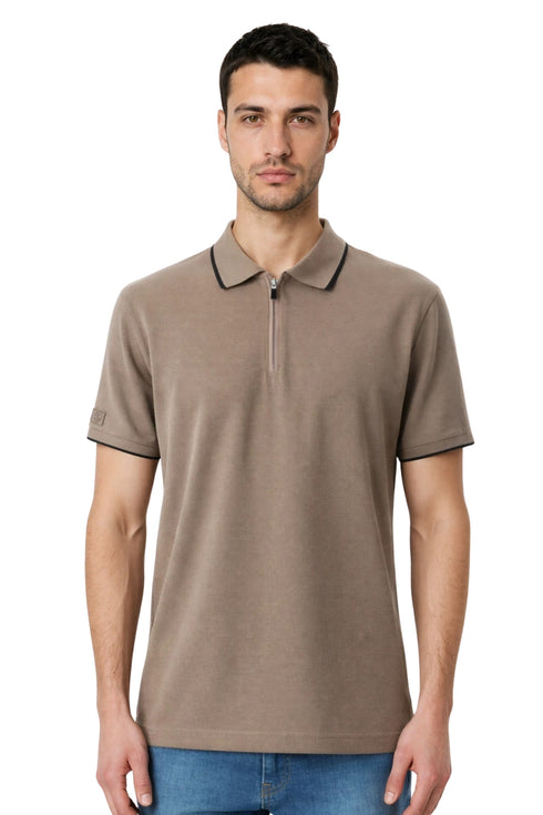 ARMA T-SHIRT ZIP POLO SS MEN