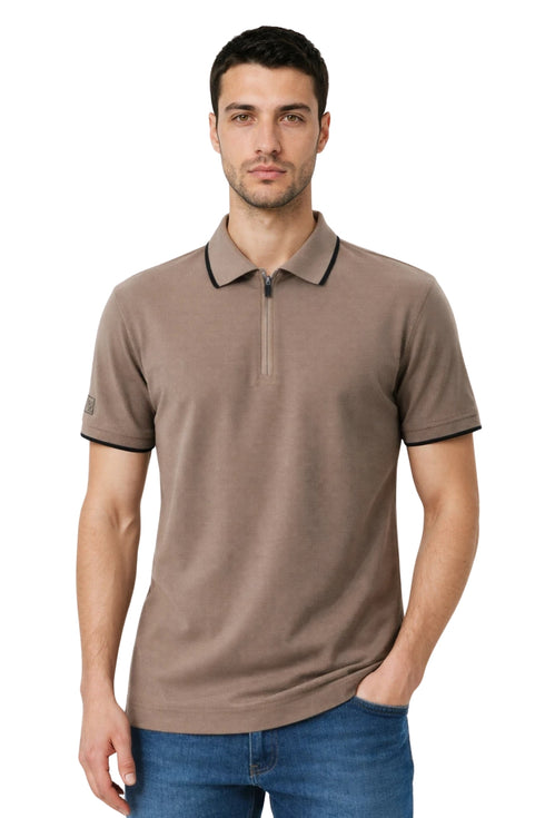 ARMA T-SHIRT ZIP POLO SS MEN