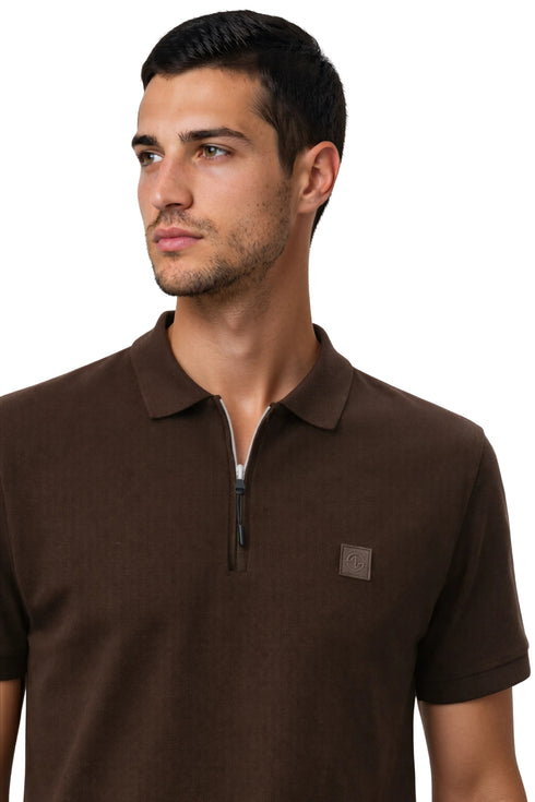 ARMA T-SHIRT ZIP POLO SS MEN