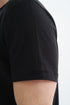 Arma Men's Balanced Plain T-Shirt in Black
