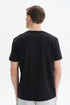 Arma Men's Balanced Plain T-Shirt in Black