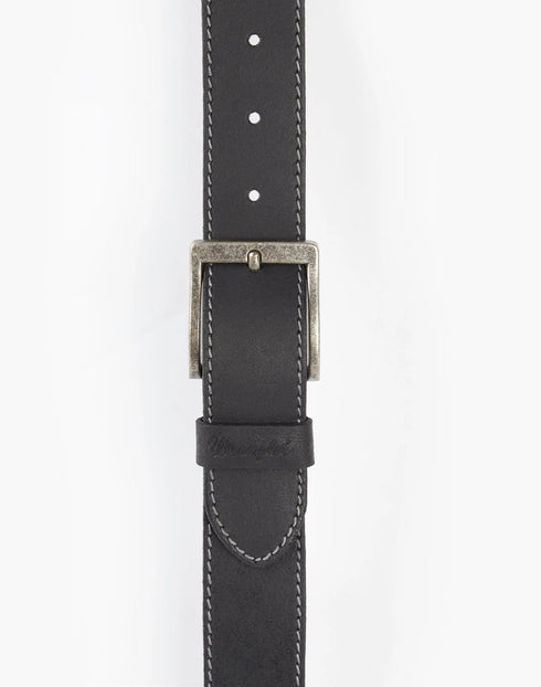 Wrangler Men's Stitched Belt In Black