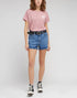 Carol Short Jeans in Blue Speed