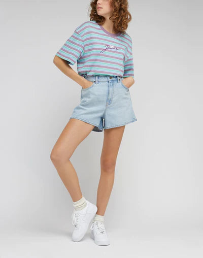 Carol Short Jeans in Soft Diffused