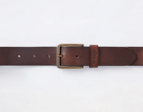 Wrangler Men's Structured Belt In Brown
