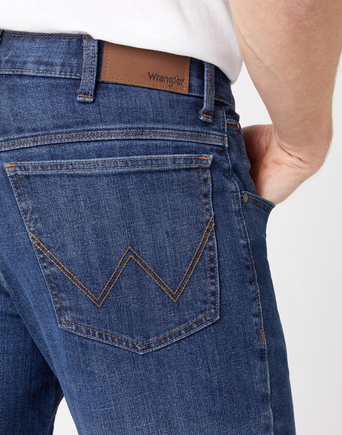 Straight Fit Jeans In Dark Stone