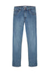 Straight Fit Jeans In Mid Stone