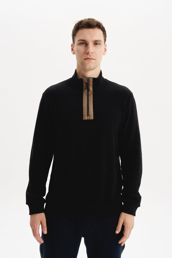 ARMA MEN SWEAT SHIRT HALF ZIP