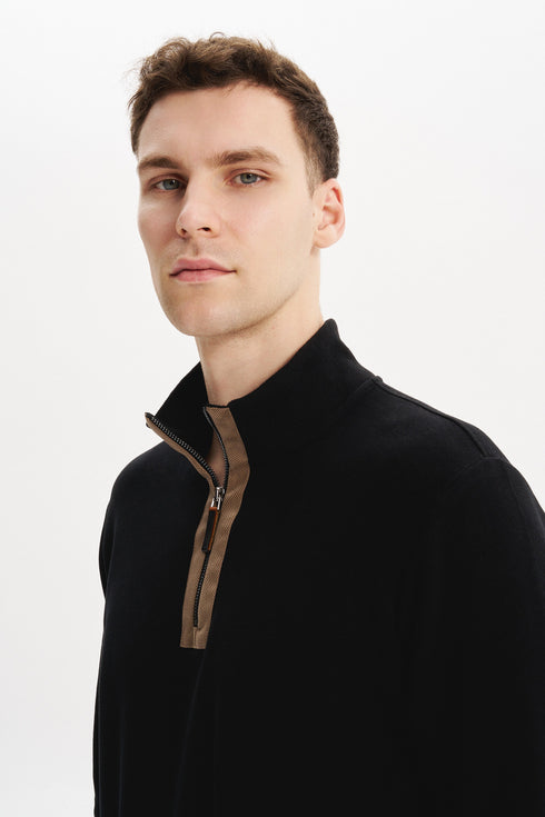 ARMA MEN SWEAT SHIRT HALF ZIP
