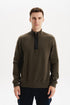 ARMA MEN SWEAT SHIRT HALF ZIP