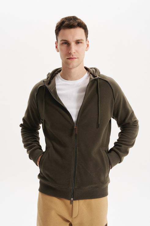 ARMA MAN SEAT SHIRT ZIP HODIE