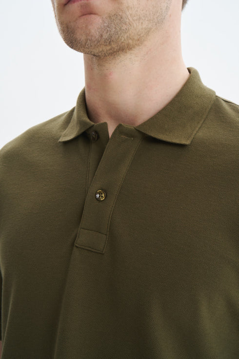 Arma Men's Big Size Polo in Khaki