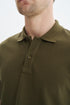 Arma Men's Big Size Polo in Khaki