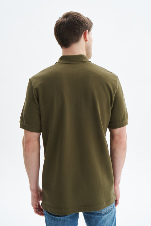 Arma Men's Big Size Polo in Khaki