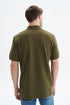 Arma Men's Big Size Polo in Khaki