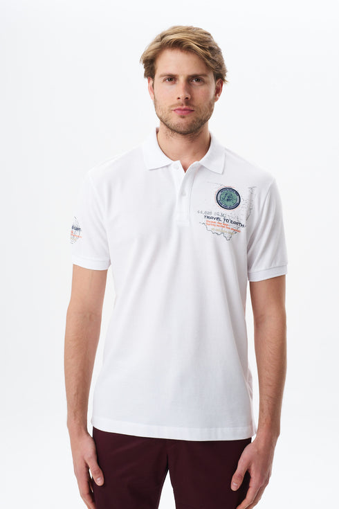 Arma Men's Big Size High Collar Polo T-Shirt